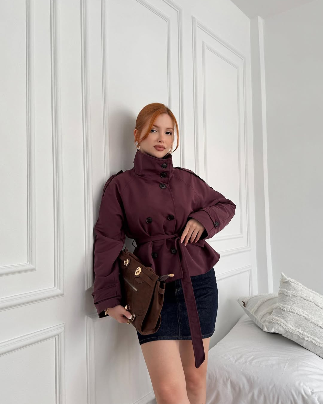 AMELIA | Short Trench Coat